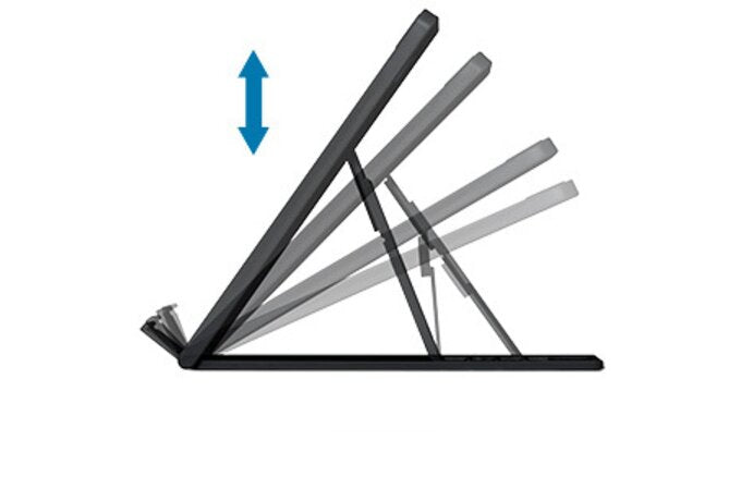 Kensington - SmartFit® Easy Riser™ Go Adjustable Ergonomic Riser for up to 17” Laptops – Black