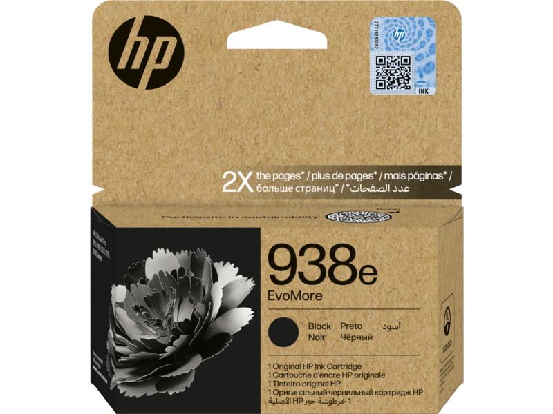 FULL SET - HP 938e EvoMore Original Ink Cartridges