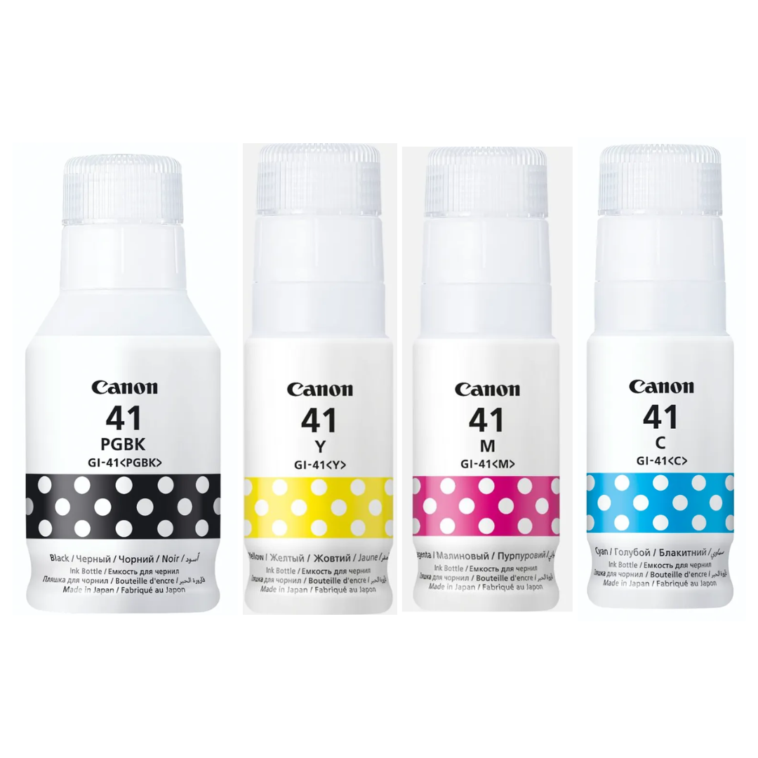 FULL SET - Canon GI-41 ink bottles