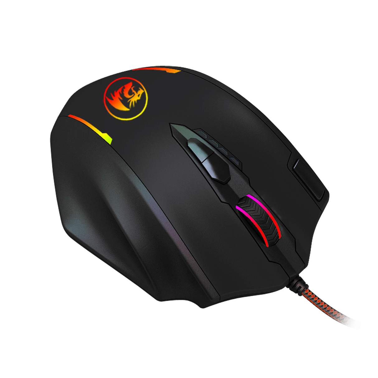 REDRAGON IMPACT 12400DPI MMO Gaming Mouse – Black