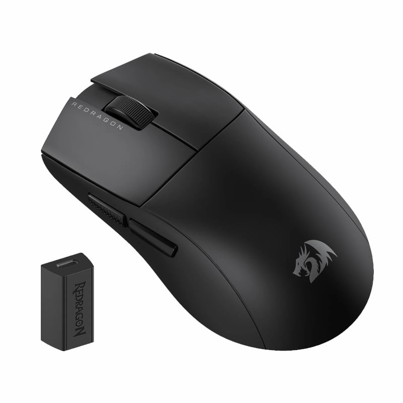 REDRAGON M916 PRO 4K 3-Mode Wireless Gaming Mouse – Black