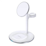 CHOETECH T585-F 3-IN-1 WIRELESS CHARGER QI2 15W - WHITE